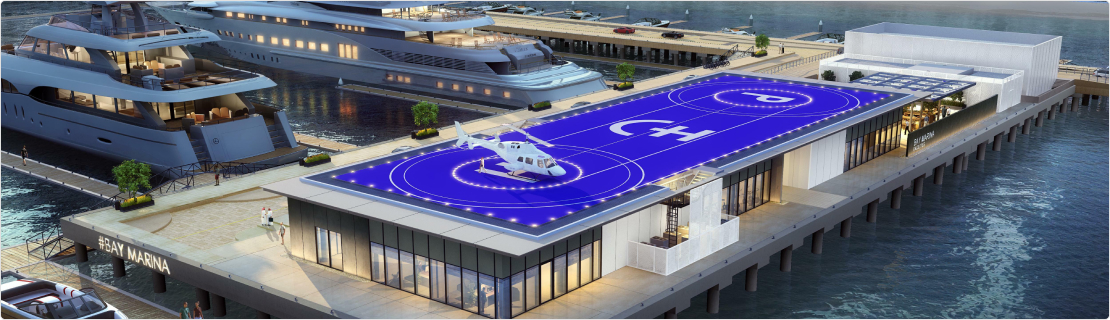 Dubai Harbour bay Marina Facilites Building